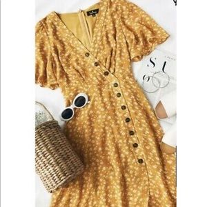 Lulu’s After Bloom Delight Yellow Dress SOLD OUT